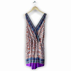 XHILARATION BOHEMIAN ROMPER MEDIUM